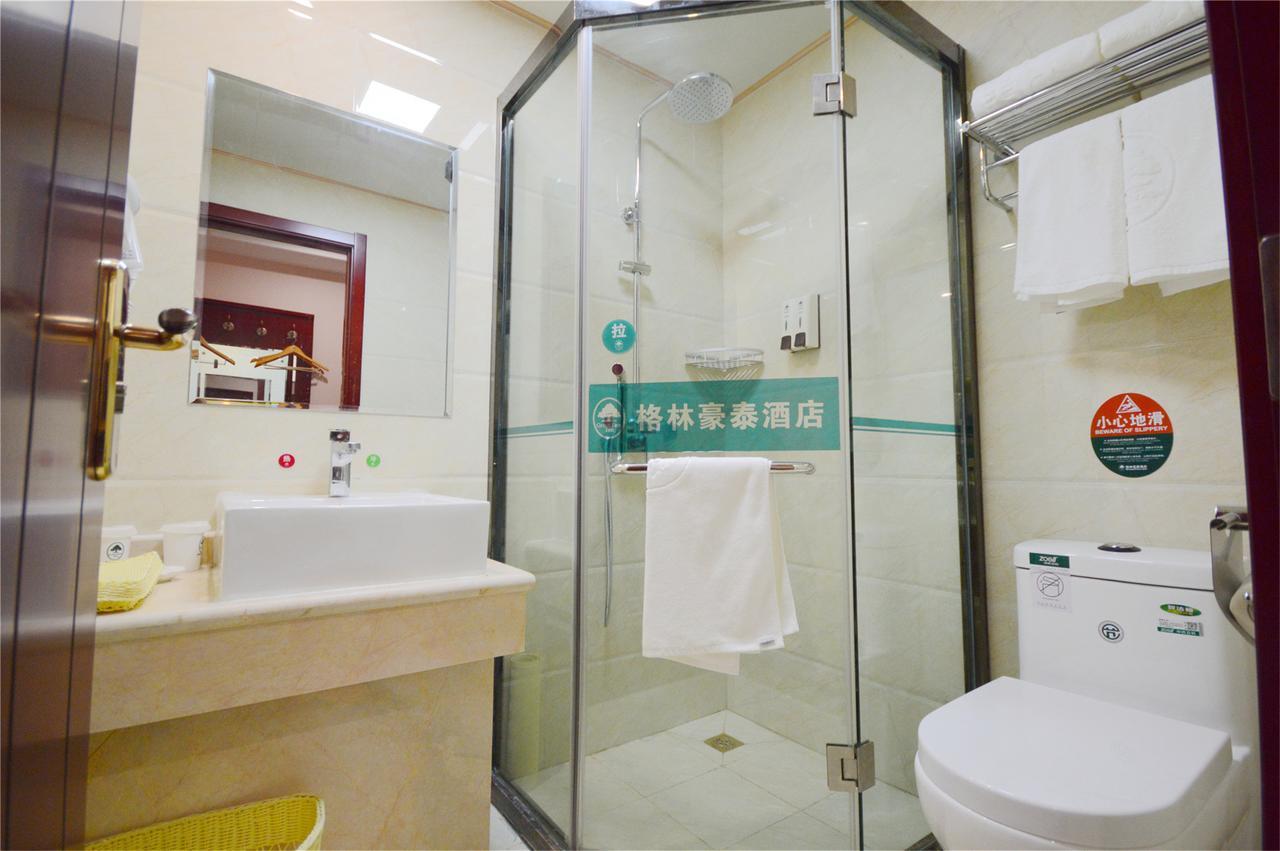 Greentree Inn Jiangsu Yangzhou Jiangdu Longcheng Road Express Hotel Eksteriør billede